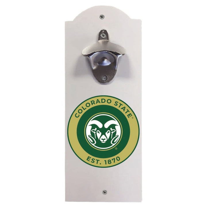 Colorado State Rams Wall Mounted Bottle Opener Officially Licensed Collegiate Product Image 2