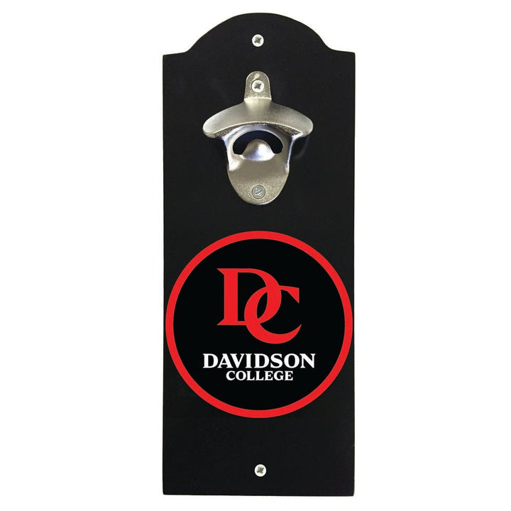 Davidson College Wall Mounted Bottle Opener Officially Licensed Collegiate Product Image 1