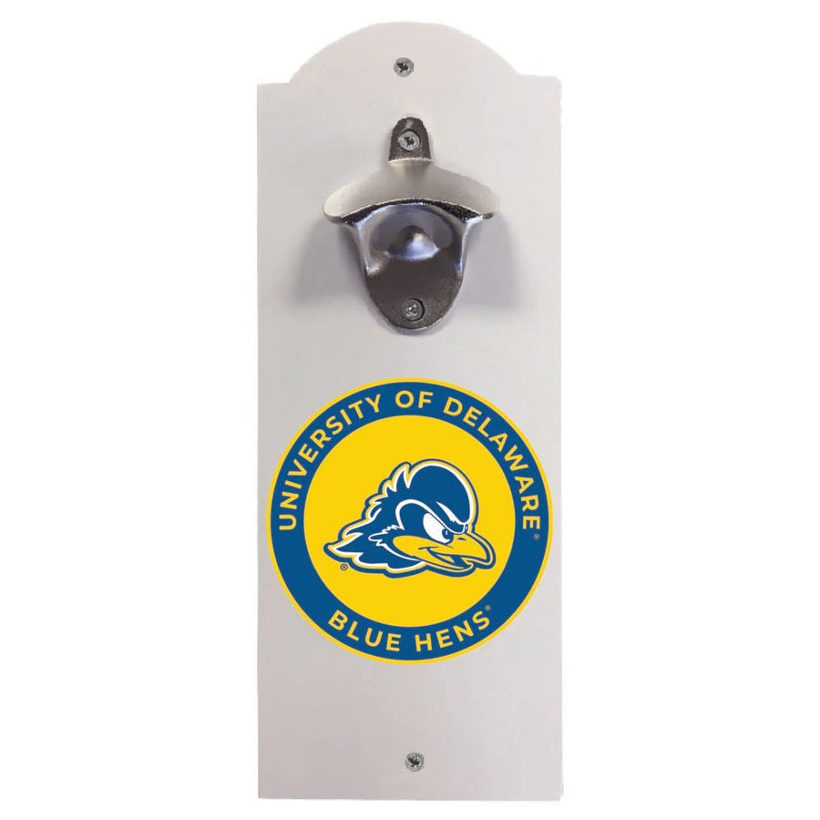 Delaware Blue Hens Wall Mounted Bottle Opener Officially Licensed Collegiate Product Image 1