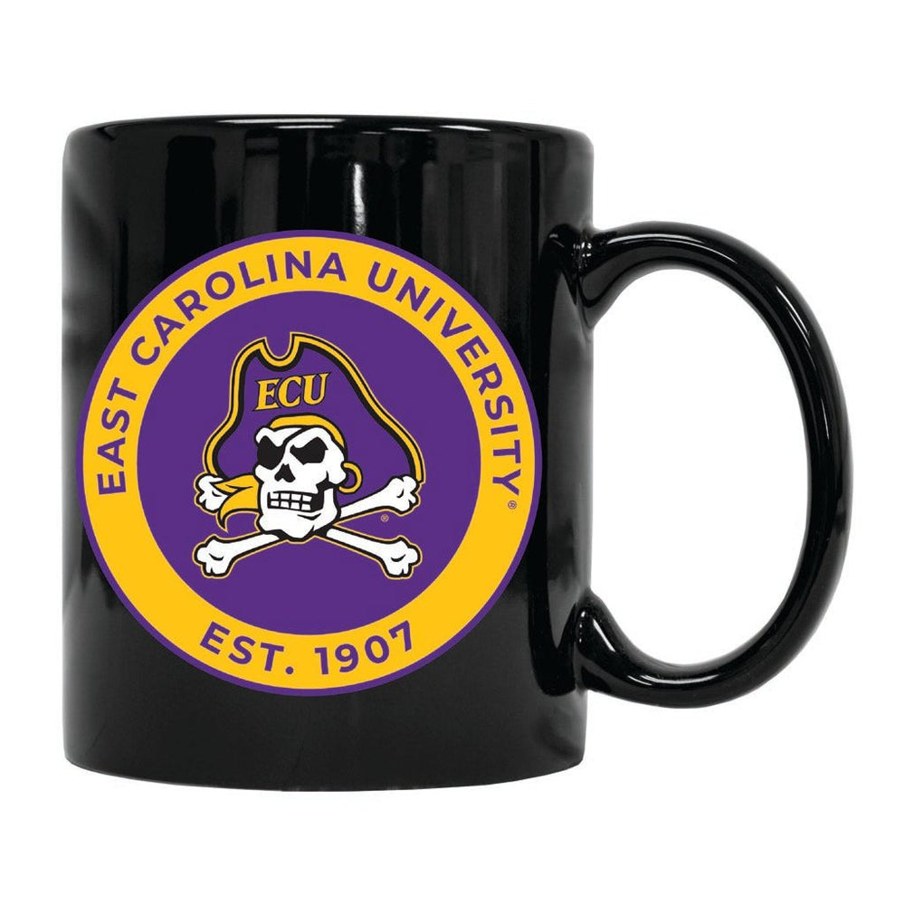 East Carolina Pirates 12 oz Ceramic Coffee Mug Circle Design Officially Licensed Collegiate Product Image 2