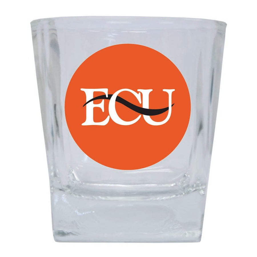 East Central University Tigers 10 oz Whiskey Rocks Glass Circle Design Officially Licensed Collegiate Product Image 1