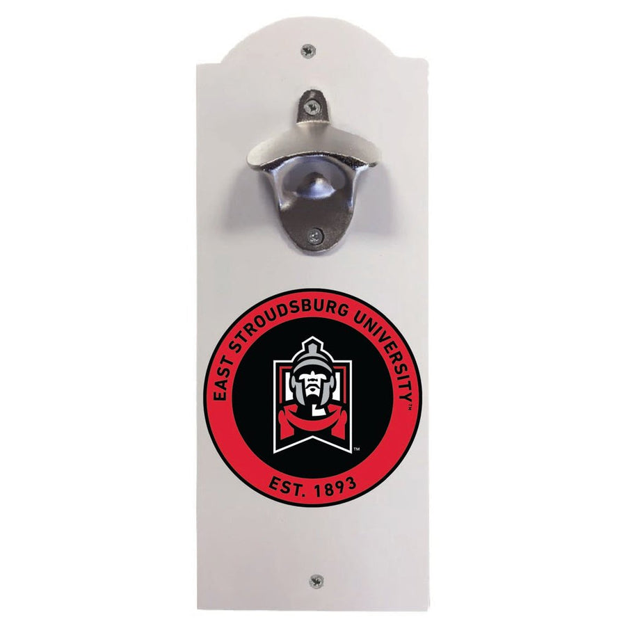 East Stroudsburg University Wall Mounted Bottle Opener Officially Licensed Collegiate Product Image 1