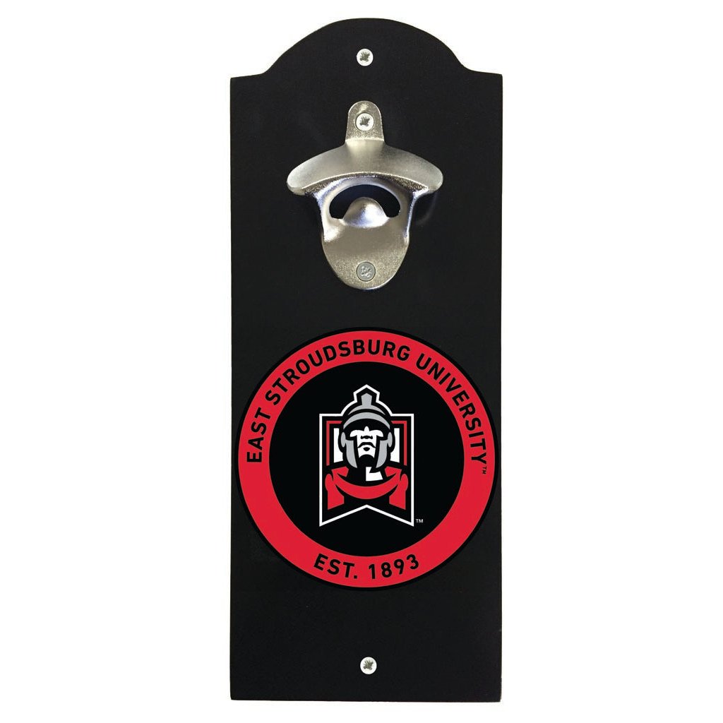 East Stroudsburg University Wall Mounted Bottle Opener Officially Licensed Collegiate Product Image 2