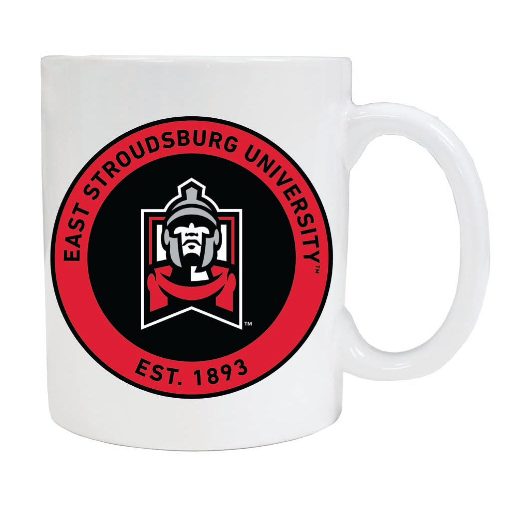 East Stroudsburg University 12 oz Ceramic Coffee Mug Circle Design Officially Licensed Collegiate Product Image 1