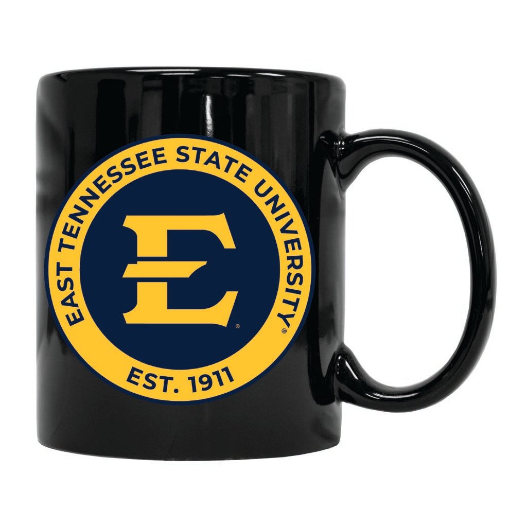 East Tennessee State University 12 oz Ceramic Coffee Mug Circle Design Officially Licensed Collegiate Product Image 1