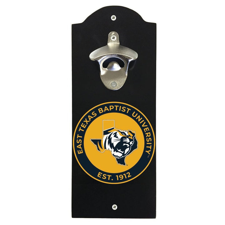 East Texas Baptist University Wall Mounted Bottle Opener Officially Licensed Collegiate Product Image 1