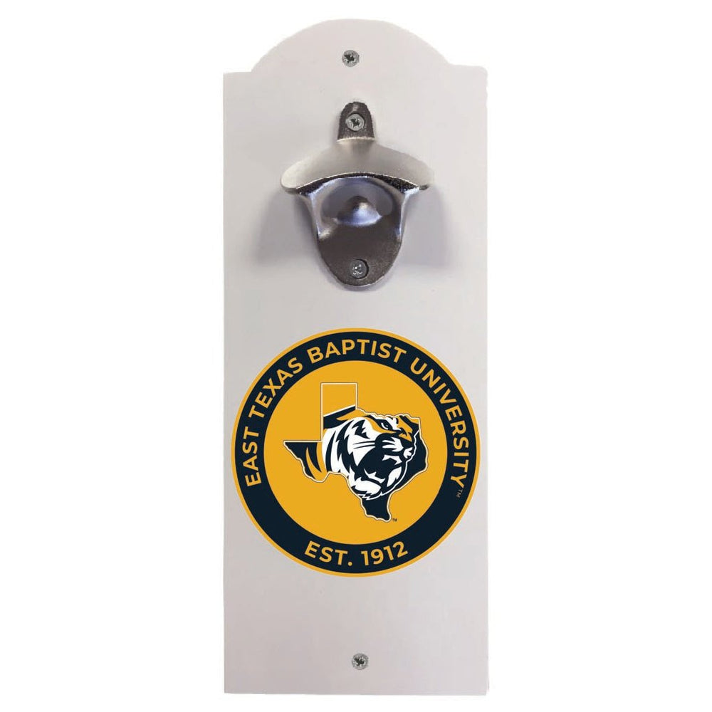 East Texas Baptist University Wall Mounted Bottle Opener Officially Licensed Collegiate Product Image 2