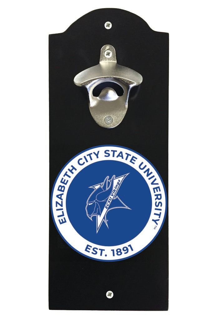 Elizabeth City State University Wall Mounted Bottle Opener Officially Licensed Collegiate Product Image 1