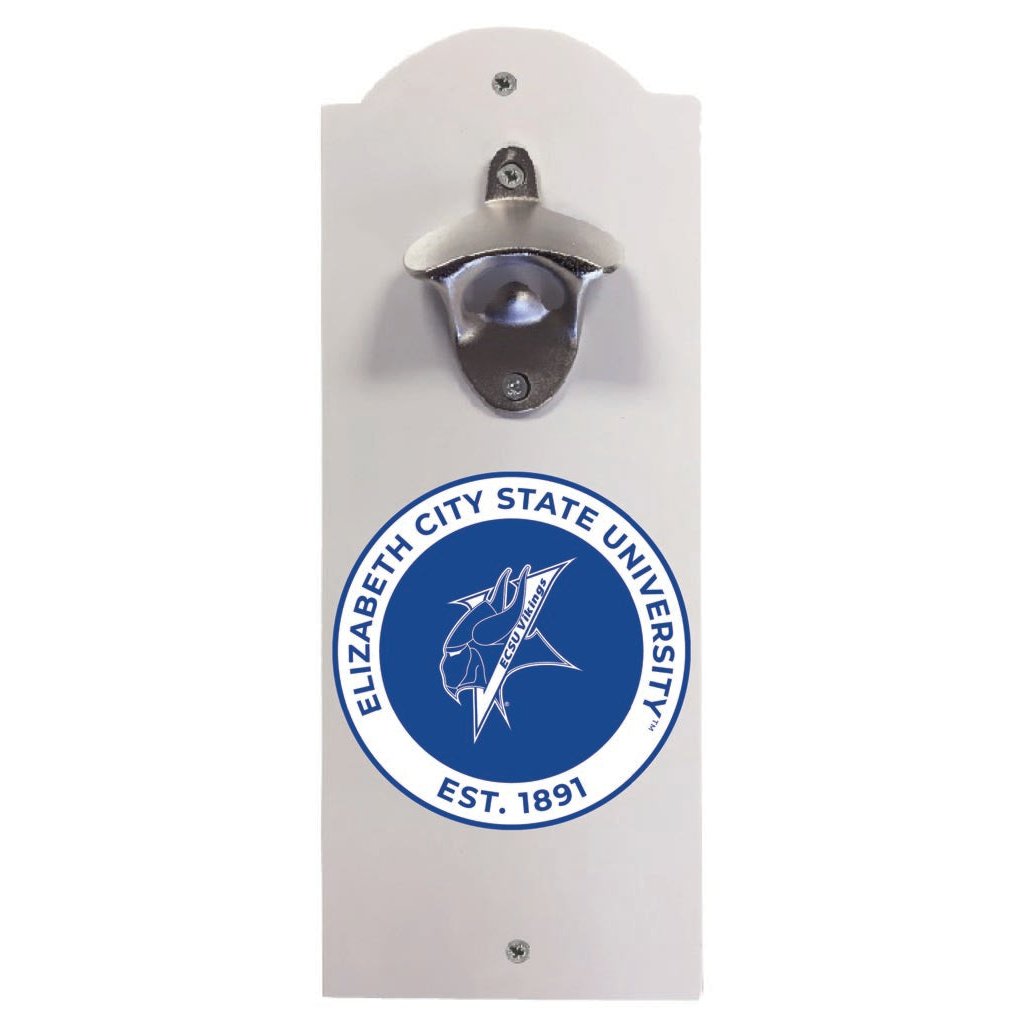 Elizabeth City State University Wall Mounted Bottle Opener Officially Licensed Collegiate Product Image 2