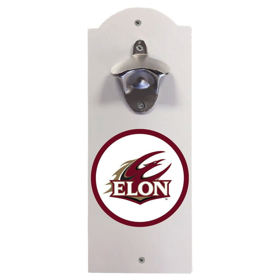 Elon University Wall Mounted Bottle Opener Officially Licensed Collegiate Product Image 1