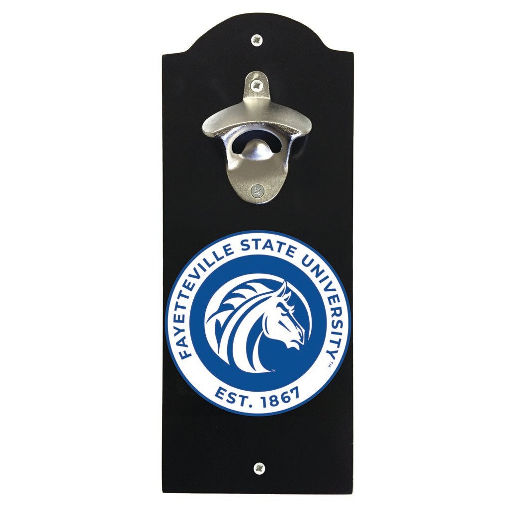 Fayetteville State University Wall Mounted Bottle Opener Officially Licensed Collegiate Product Image 1