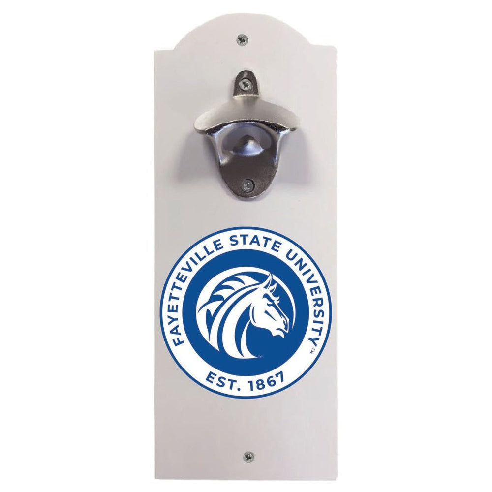 Fayetteville State University Wall Mounted Bottle Opener Officially Licensed Collegiate Product Image 2