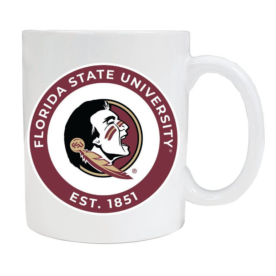 Florida State Seminoles 12 oz Ceramic Coffee Mug Circle Design Officially Licensed Collegiate Product Image 1