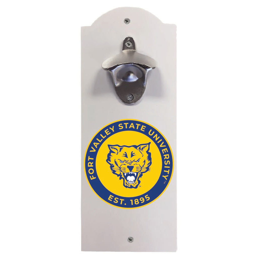 Fort Valley State University Wall Mounted Bottle Opener Officially Licensed Collegiate Product Image 1