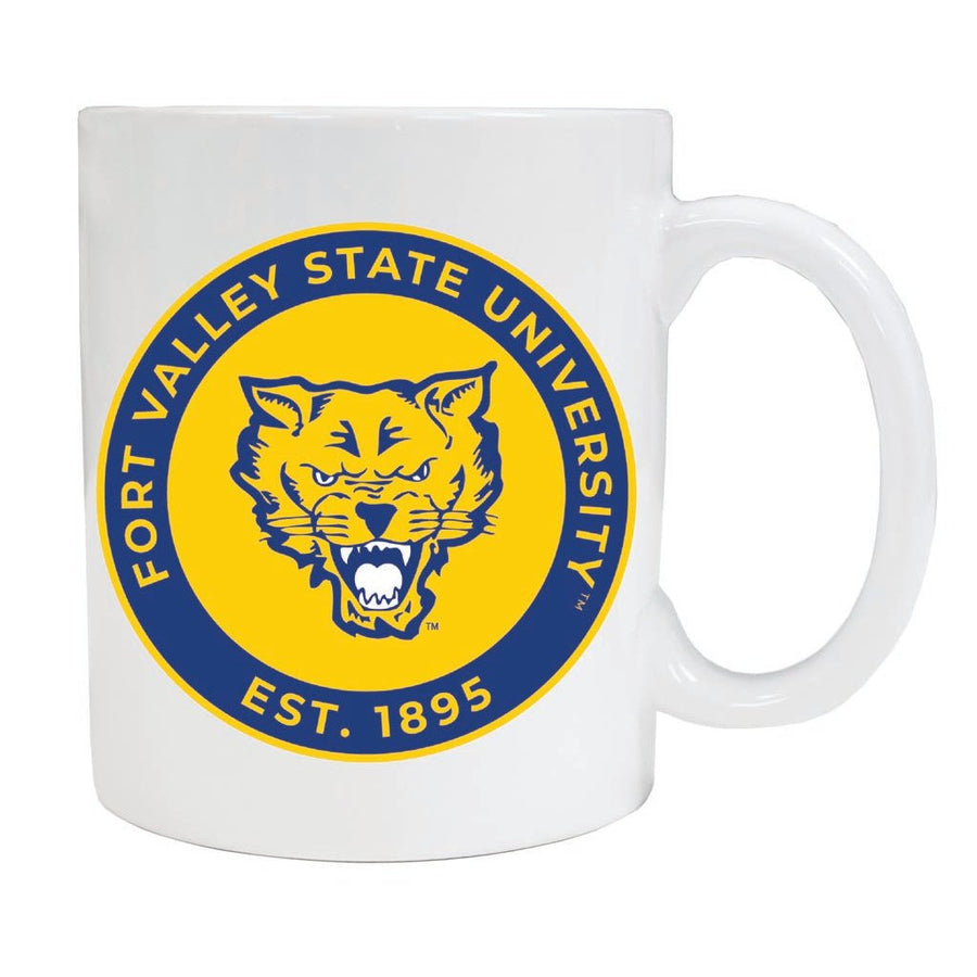 Fort Valley State University 12 oz Ceramic Coffee Mug Circle Design Officially Licensed Collegiate Product Image 1