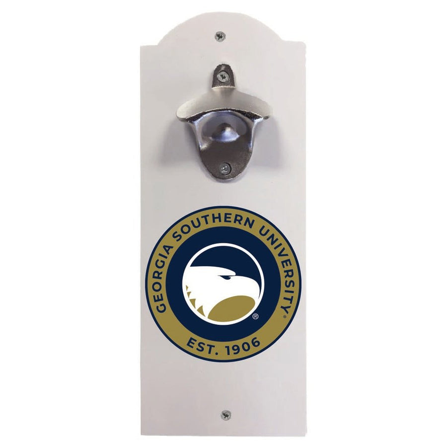 Georgia Southern Eagles Wall Mounted Bottle Opener Officially Licensed Collegiate Product Image 1