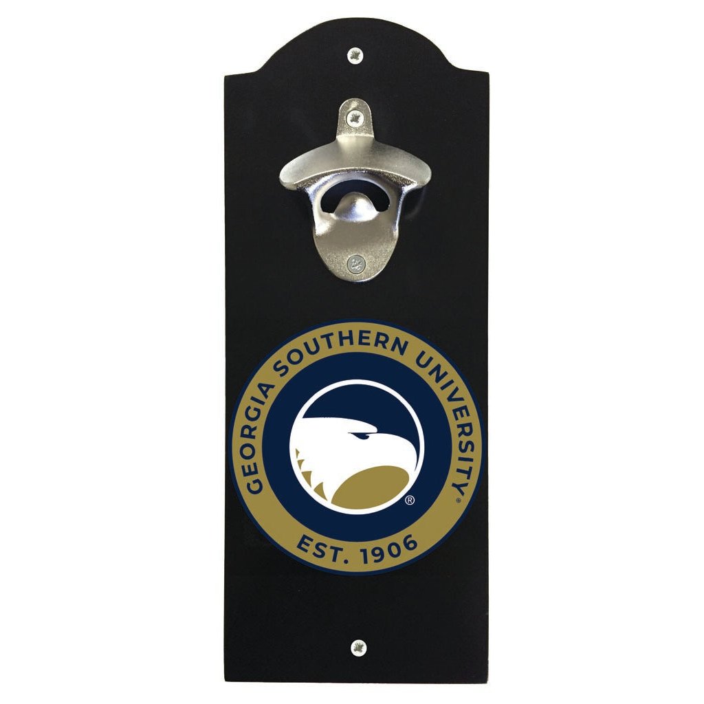 Georgia Southern Eagles Wall Mounted Bottle Opener Officially Licensed Collegiate Product Image 2