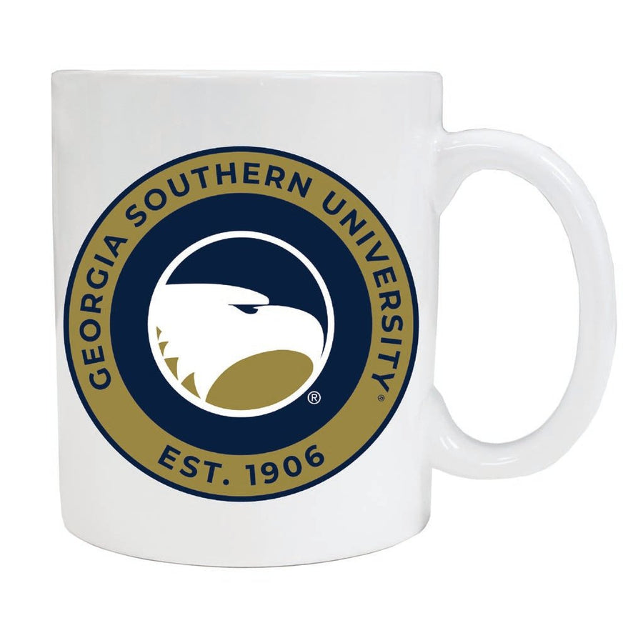 Georgia Southern Eagles 12 oz Ceramic Coffee Mug Circle Design Officially Licensed Collegiate Product Image 1