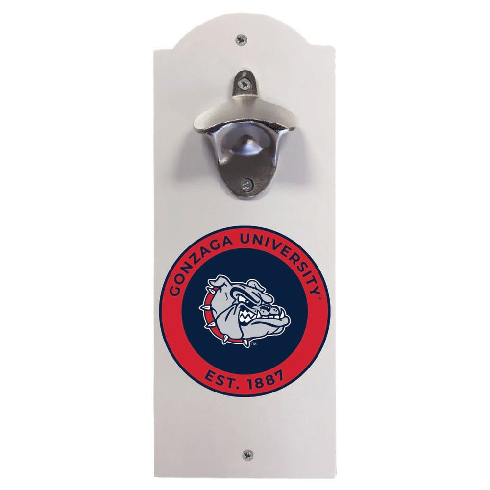 Gonzaga Bulldogs Wall Mounted Bottle Opener Officially Licensed Collegiate Product Image 2