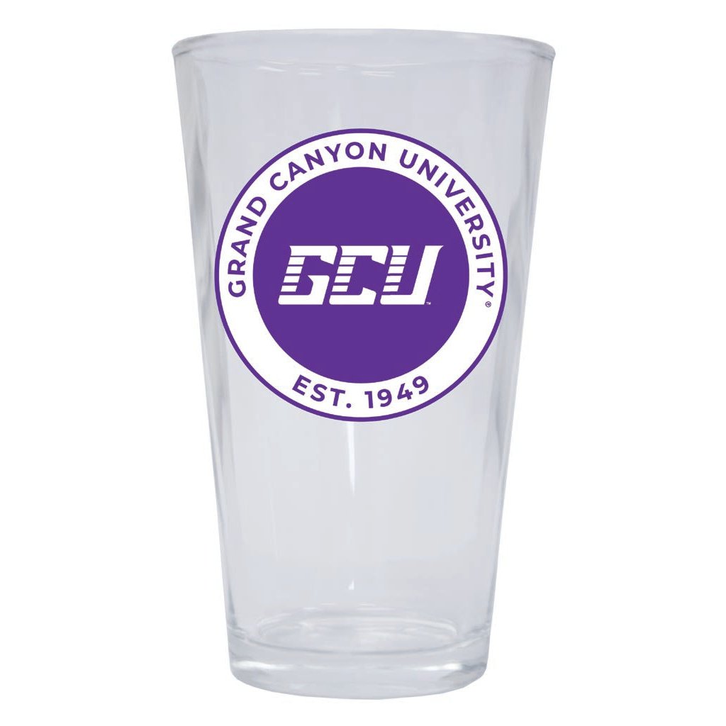 Grand Canyon University Lopes 16 oz Pint Glass Circle Design Officially Licensed Collegiate Product Image 1