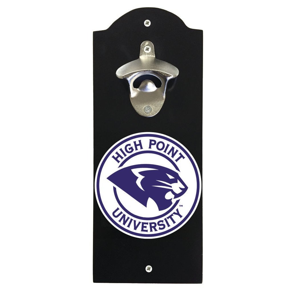 High Point University Wall Mounted Bottle Opener Officially Licensed Collegiate Product Image 1