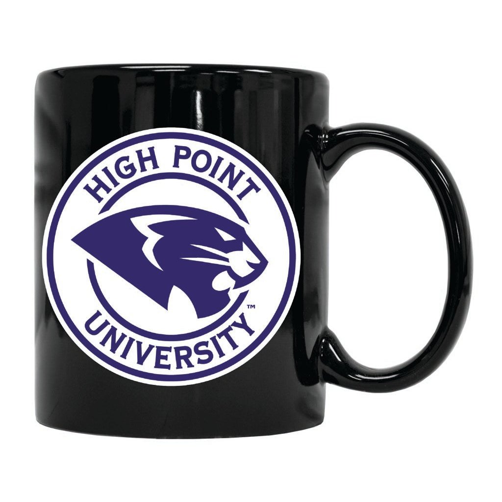 High Point University 12 oz Ceramic Coffee Mug Circle Design Officially Licensed Collegiate Product Image 1