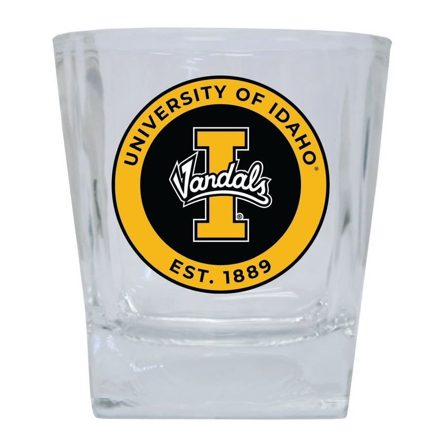 Idaho Vandals 10 oz Whiskey Rocks Glass Circle Design Officially Licensed Collegiate Product Image 1