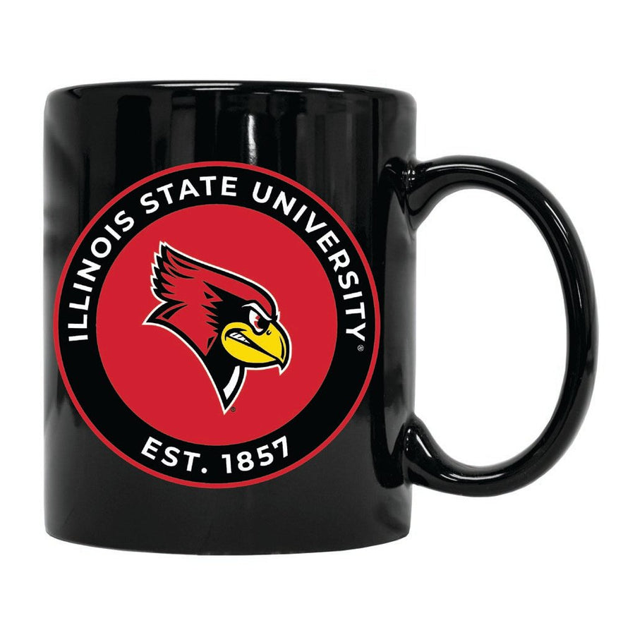 Illinois State Redbirds 12 oz Ceramic Coffee Mug Circle Design Officially Licensed Collegiate Product Image 1