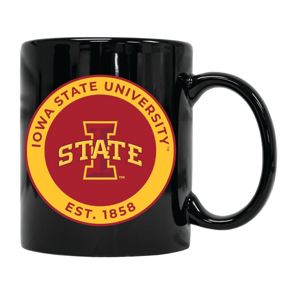 Iowa State Cyclones 12 oz Ceramic Coffee Mug Circle Design Officially Licensed Collegiate Product Image 2