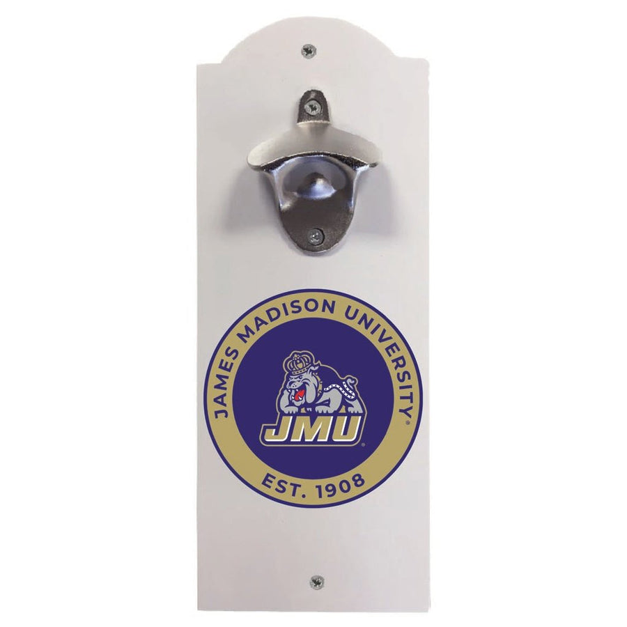 James Madison Dukes Wall Mounted Bottle Opener Officially Licensed Collegiate Product Image 1