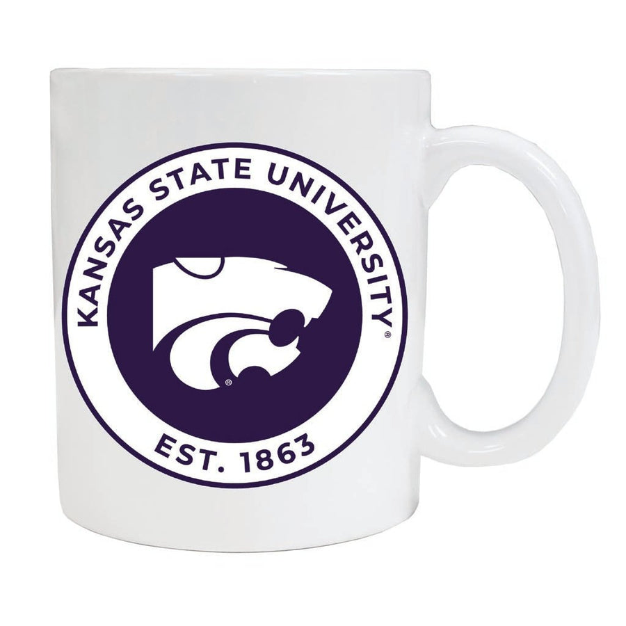 Kansas State Wildcats 12 oz Ceramic Coffee Mug Circle Design Officially Licensed Collegiate Product Image 1