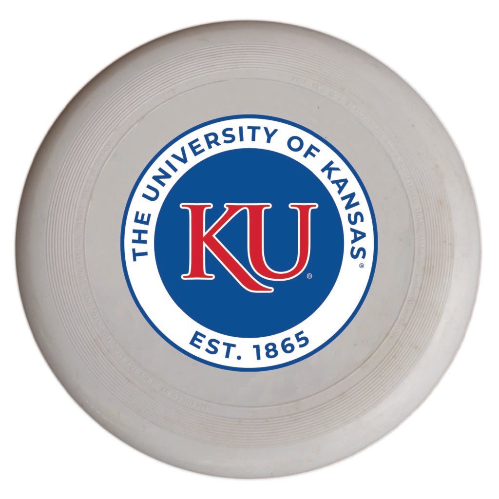 Kansas Jayhawks Frisbee Flying Disc Officially Licensed Collegiate Product Image 1