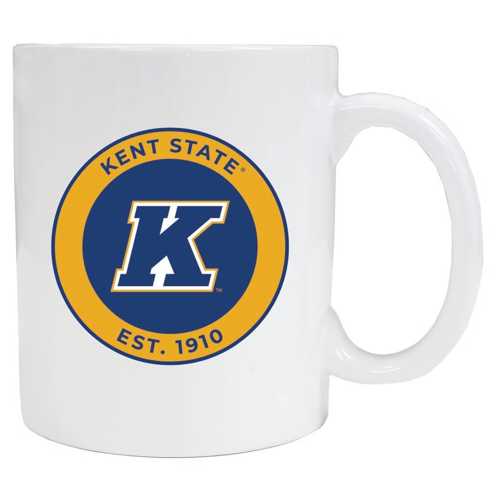 Kent State University 12 oz Ceramic Coffee Mug Circle Design Officially Licensed Collegiate Product Image 1