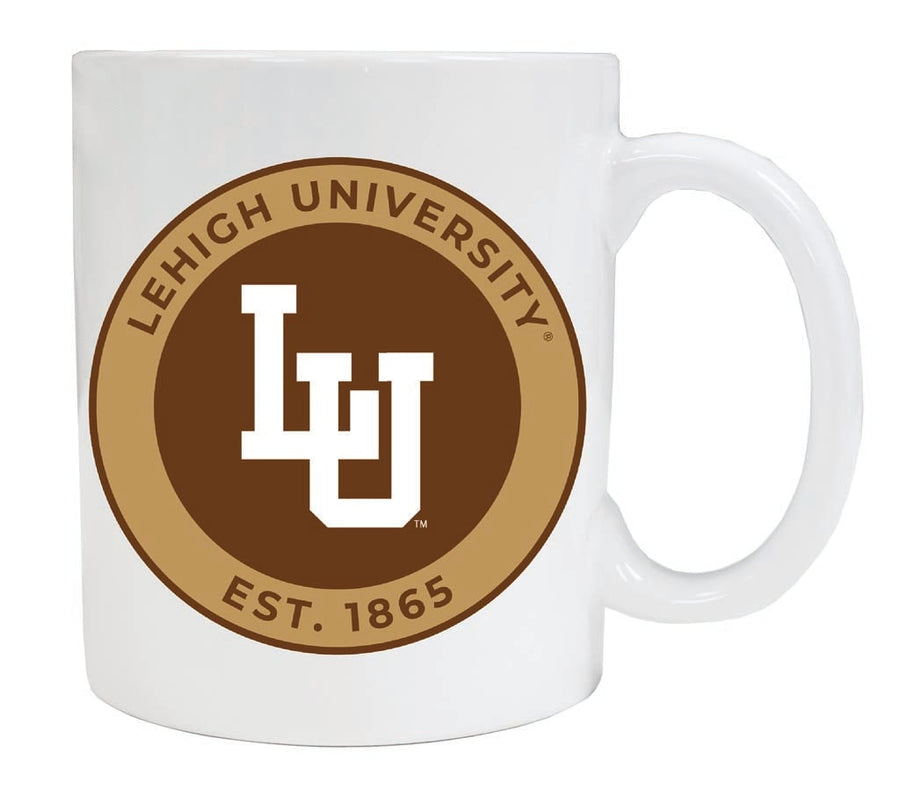 Lehigh University Mountain Hawks 12 oz Ceramic Coffee Mug Circle Design Officially Licensed Collegiate Product Image 1