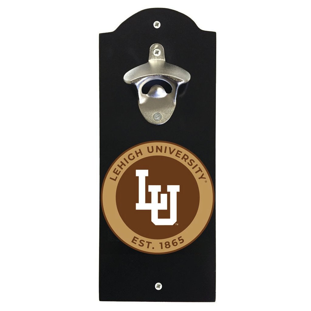 Lehigh University Mountain Hawks Wall Mounted Bottle Opener Officially Licensed Collegiate Product Image 1