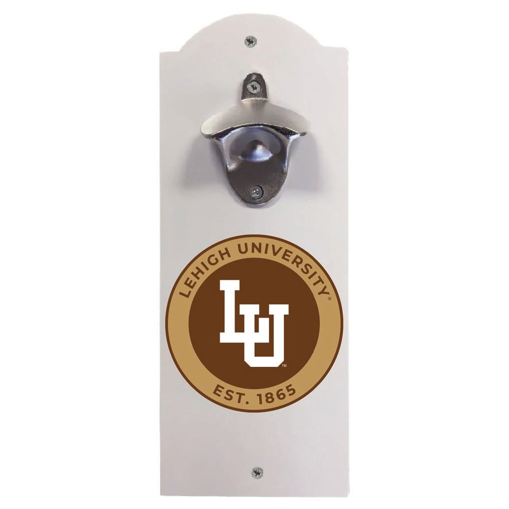 Lehigh University Mountain Hawks Wall Mounted Bottle Opener Officially Licensed Collegiate Product Image 2