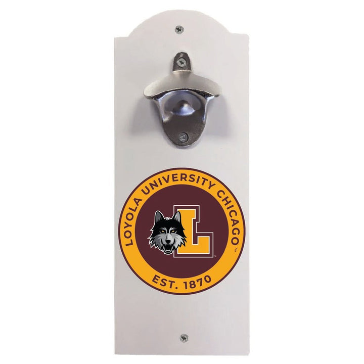 Loyola University Ramblers Wall Mounted Bottle Opener Officially Licensed Collegiate Product Image 2