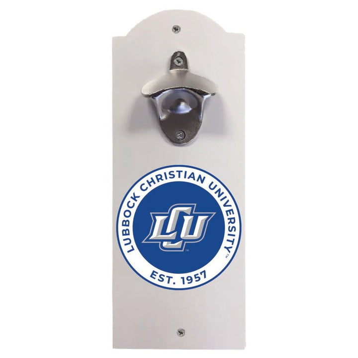 Lubbock Christian University Chaparral Wall Mounted Bottle Opener Officially Licensed Collegiate Product Image 2