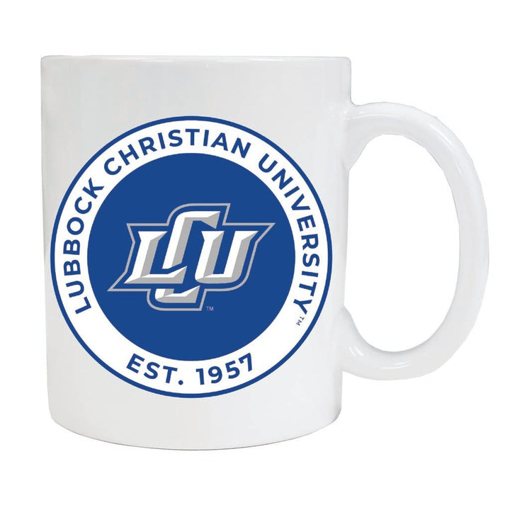 Lubbock Christian University Chaparral 12 oz Ceramic Coffee Mug Circle Design Officially Licensed Collegiate Product Image 2