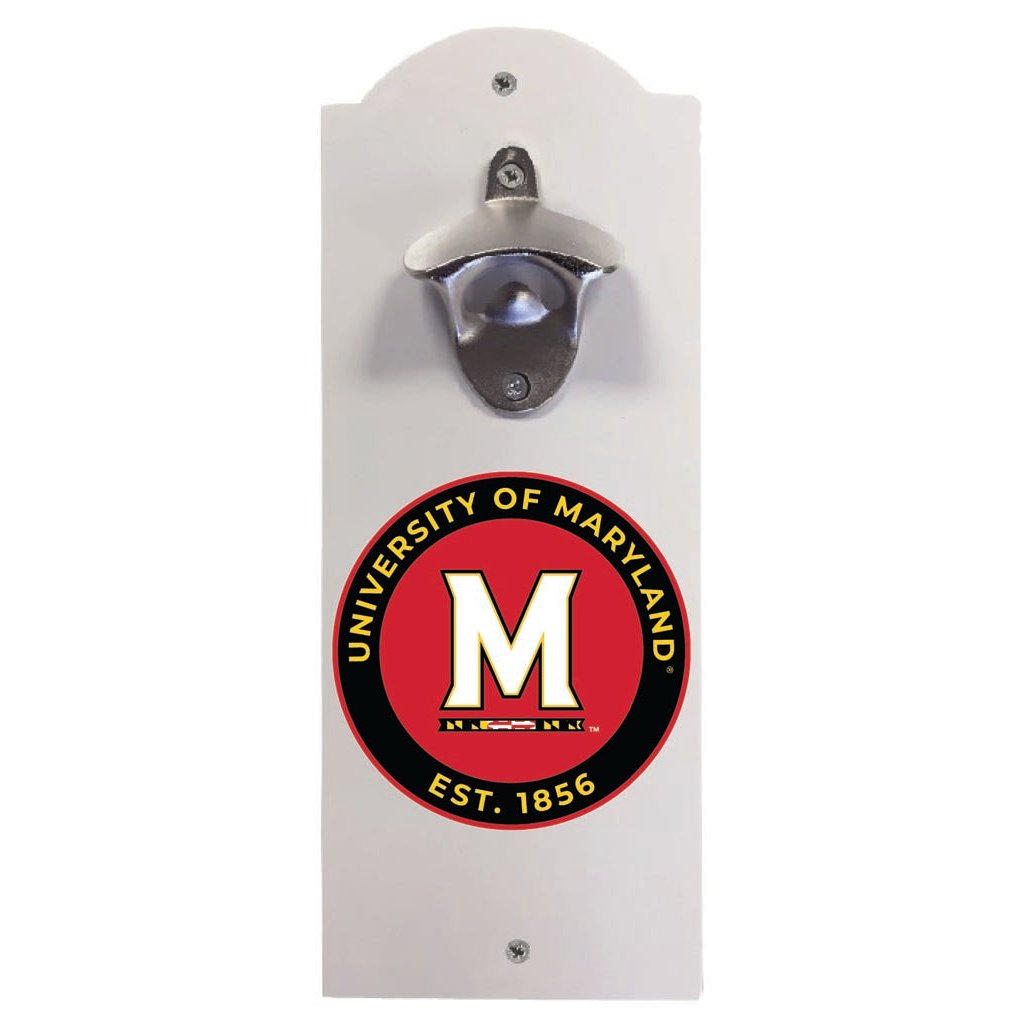 Maryland Terrapins Wall Mounted Bottle Opener Officially Licensed Collegiate Product Image 2