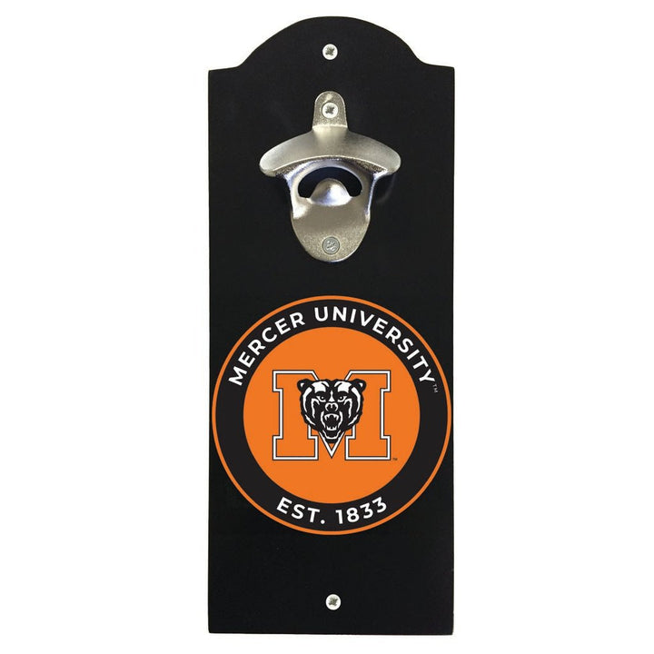 Mercer University Wall Mounted Bottle Opener Officially Licensed Collegiate Product Image 2