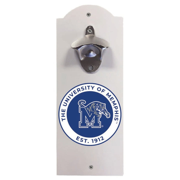 Memphis Tigers Wall Mounted Bottle Opener Officially Licensed Collegiate Product Image 2