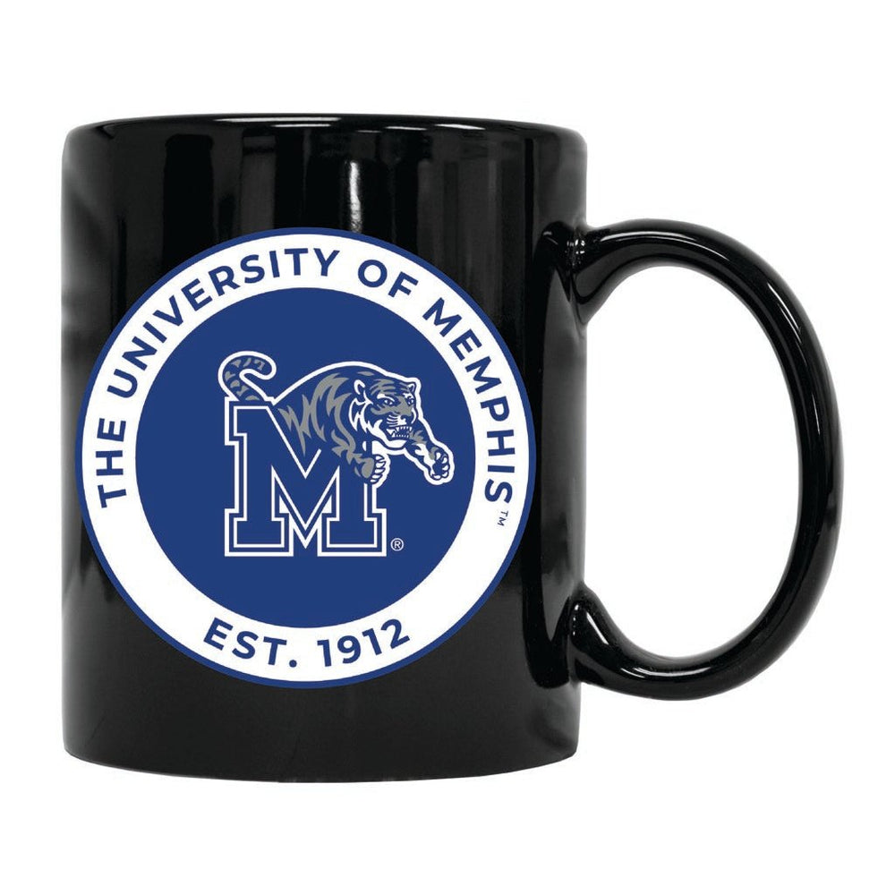 Memphis Tigers 12 oz Ceramic Coffee Mug Circle Design Officially Licensed Collegiate Product Image 2