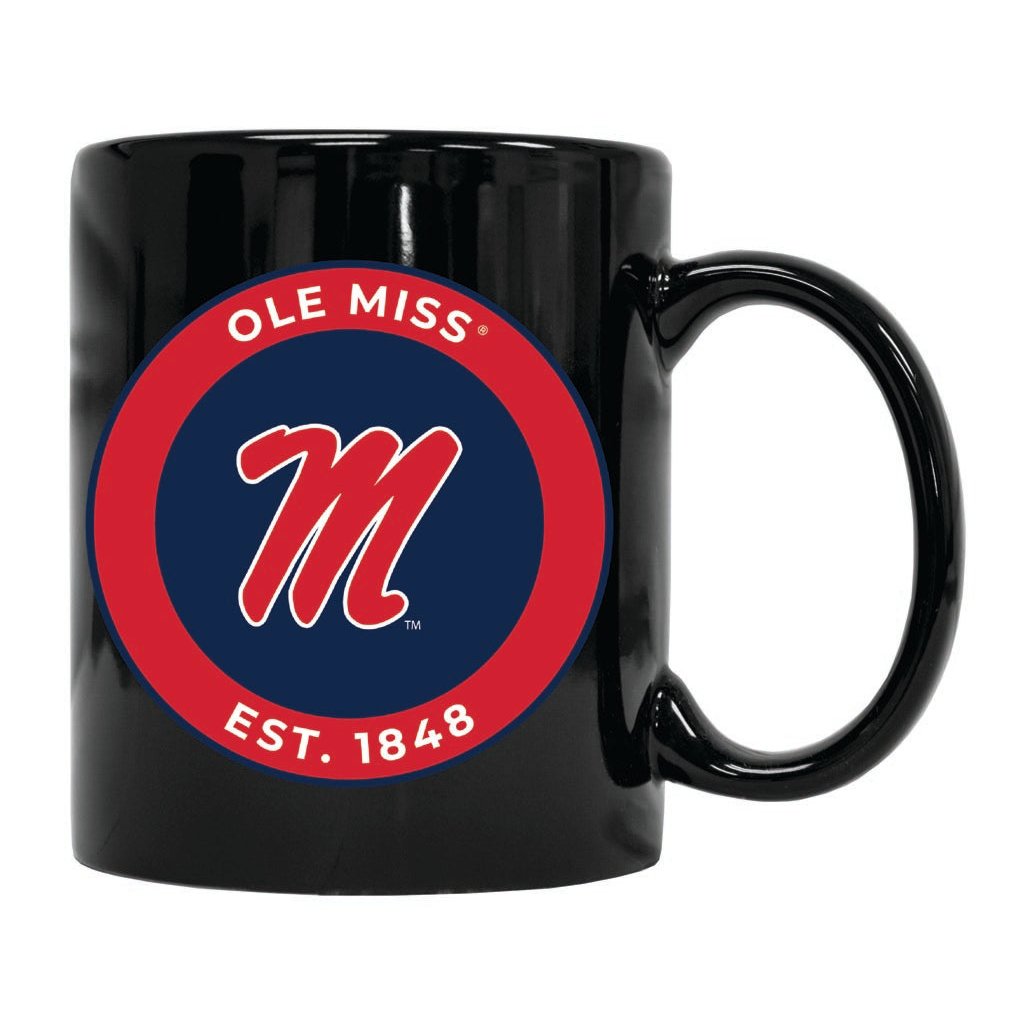 Mississippi Rebels "Ole Miss" 12 oz Ceramic Coffee Mug Circle Design Officially Licensed Collegiate Product Image 2