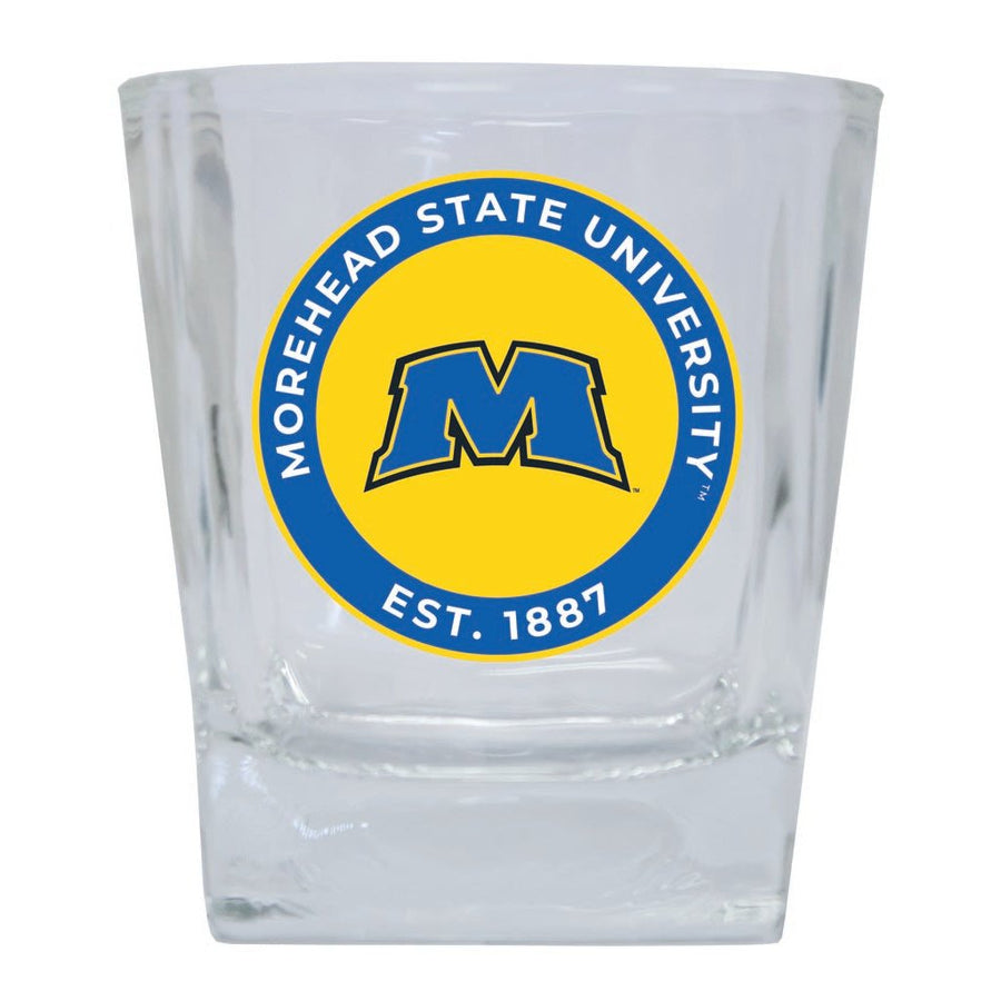 Morehead State University 10 oz Whiskey Rocks Glass Circle Design Officially Licensed Collegiate Product Image 1