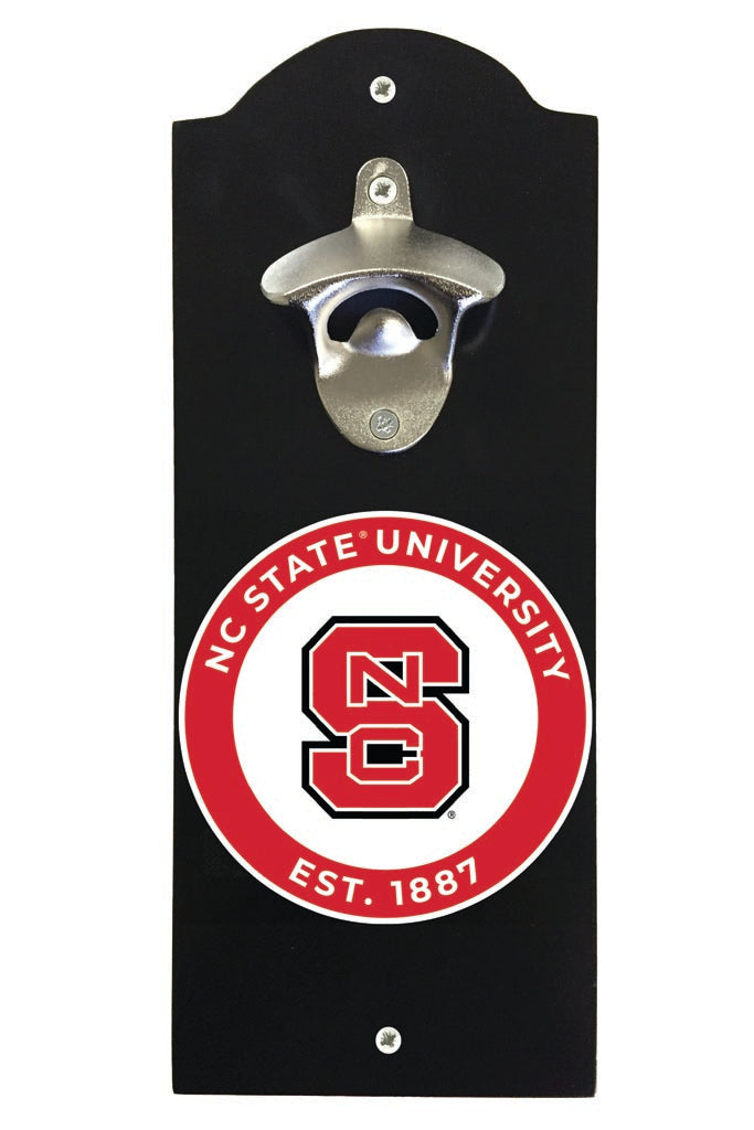 NC State Wolfpack Wall Mounted Bottle Opener Officially Licensed Collegiate Product Image 1