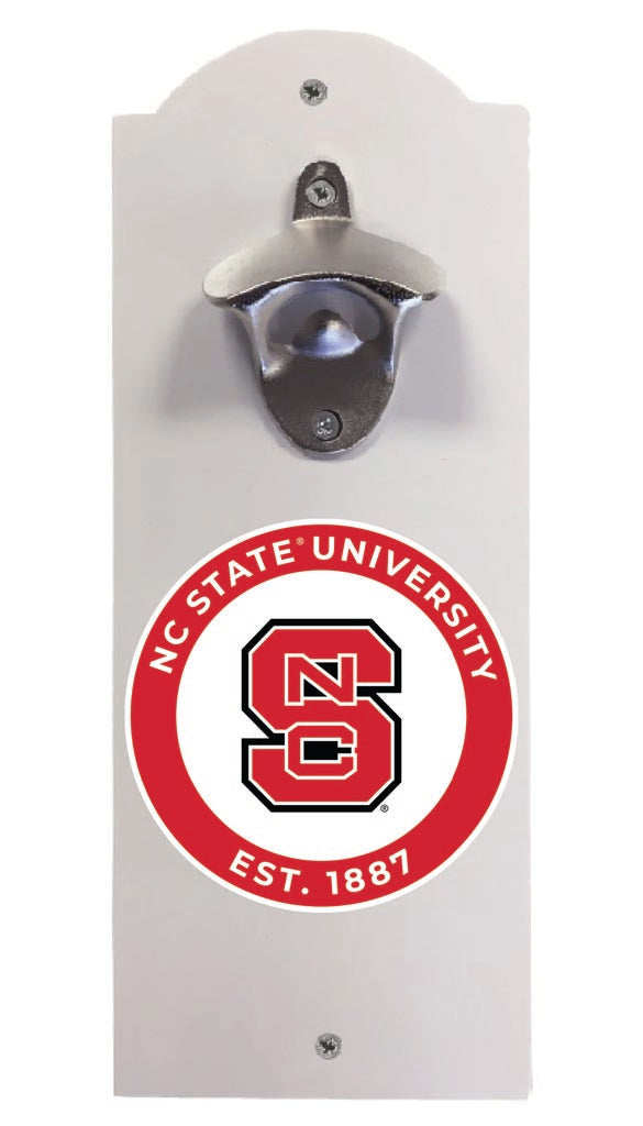 NC State Wolfpack Wall Mounted Bottle Opener Officially Licensed Collegiate Product Image 2