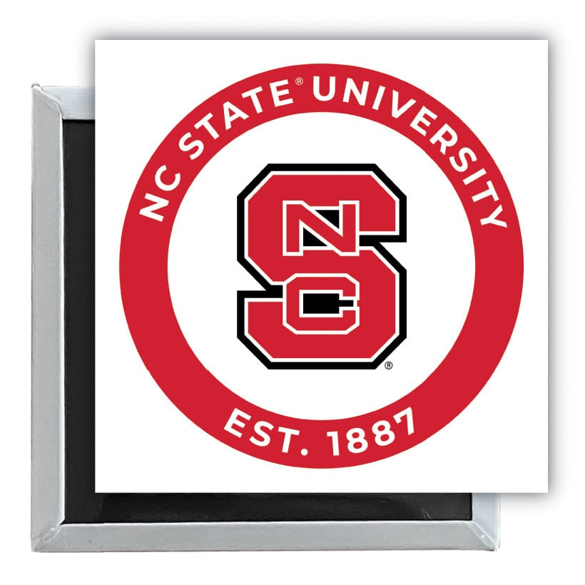 NC State Wolfpack 2.5"x 2.5" Fridge Magnet Officially Licensed Collegiate Product Image 1