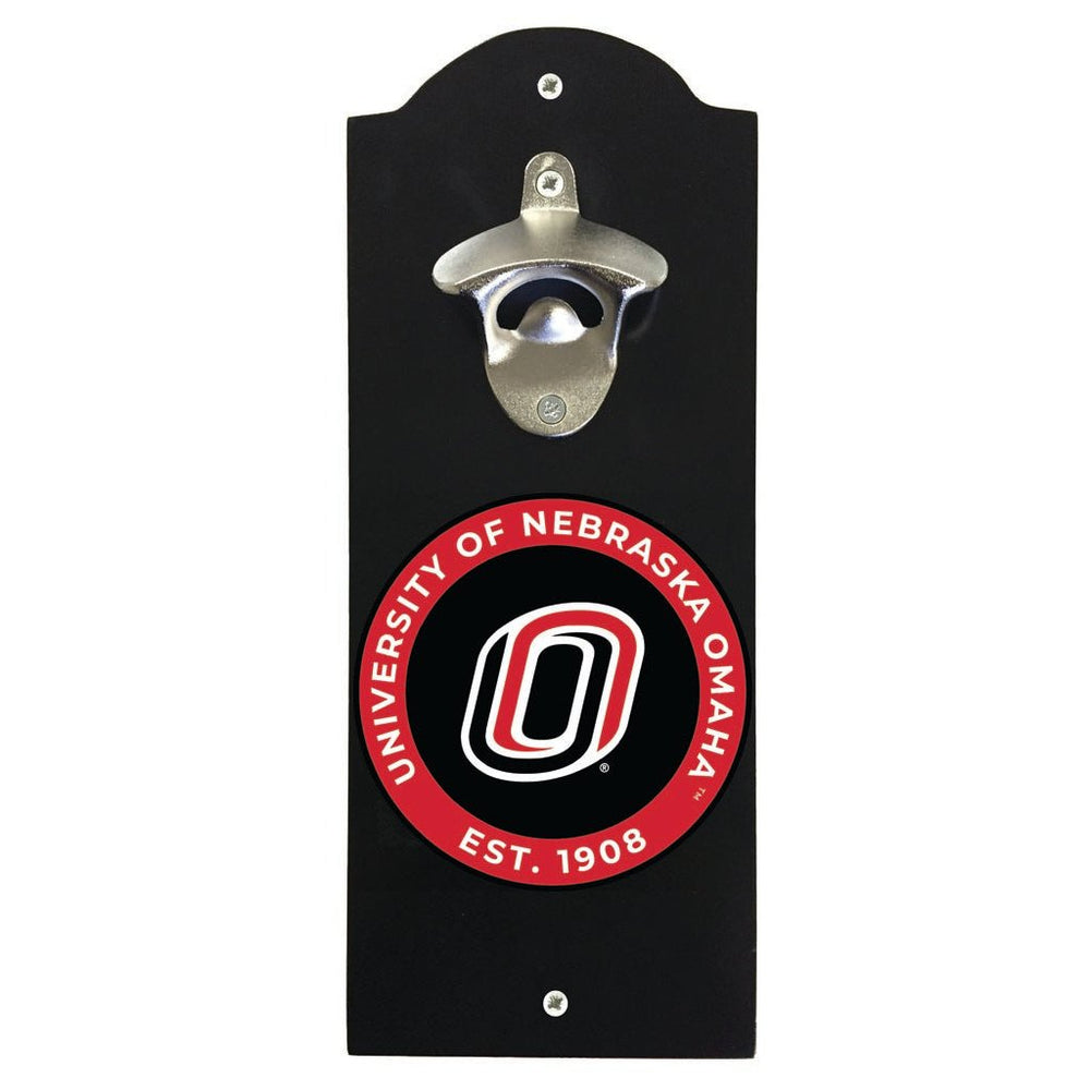 Nebraska at Omaha Wall Mounted Bottle Opener Officially Licensed Collegiate Product Image 2