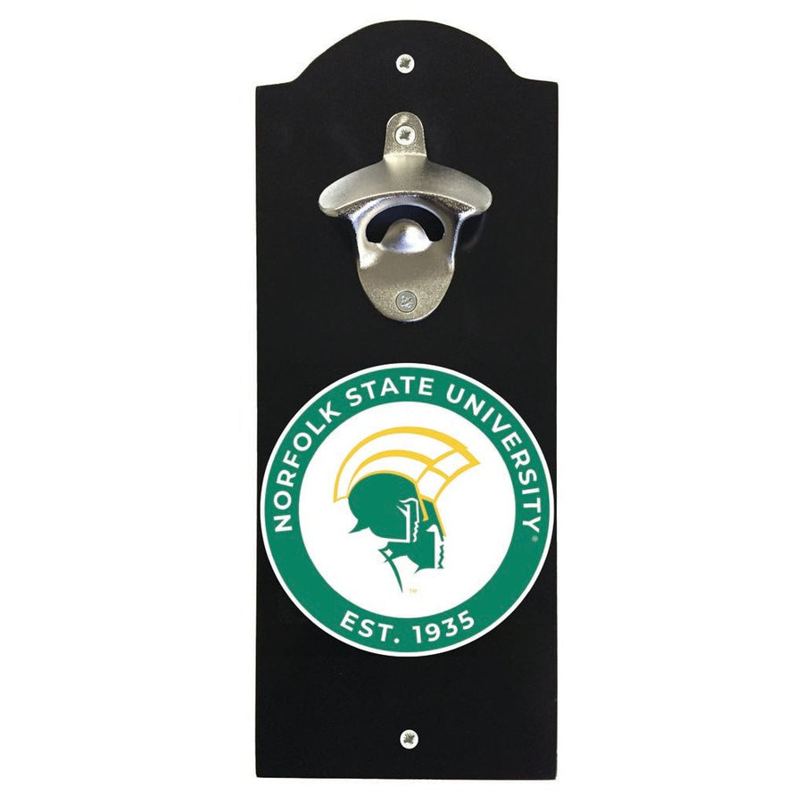 Norfolk State University Wall Mounted Bottle Opener Officially Licensed Collegiate Product Image 1